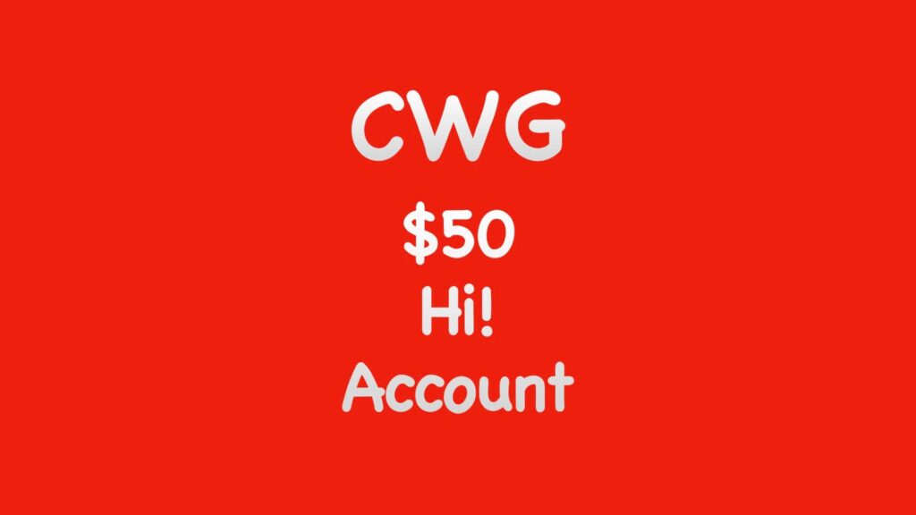CWG - Hi! Account