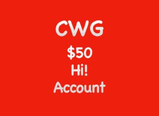 CWG Markets – $50 Hi Account CWG - Hi! Account