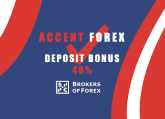 AccentForex – Deposit Bonus 40% AccentForex Deposit Bonus 40%