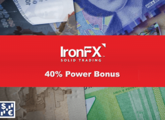 IronFX – 40% Power Bonus IronFX Power Bonus
