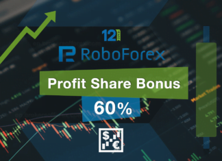 RoboForex – 60% Profit Share Bonus RoboForex 60% Deposit Bonus - Profit Share Bonus