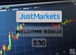 JustMarkets – $30 Welcome Bonus JustMarkets Welcome Bonus