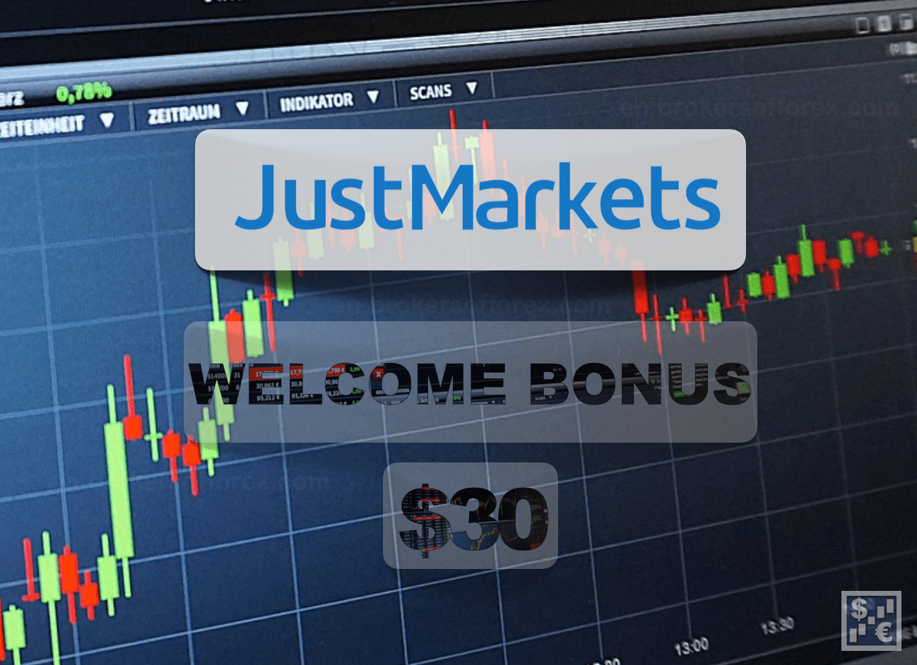 JustMarkets Welcome Bonus
