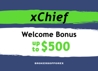 xChief – Welcome Bonus $500 xChief Welcome Bonus up to $500