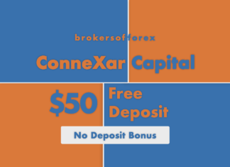 ConneXar Capital – $50 Free Deposit Connexar Capital No Deposit Bonus