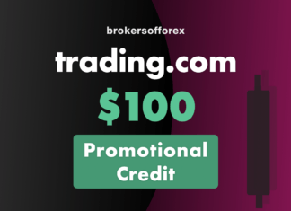 Trading.com – $100 Promotional Credit Trading.com Promotional Credit