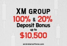 XM Group – Deposit Bonus 100% & 20% XM Group Deposit Bonus up to $10,500
