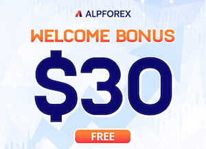 Alpforex Welcome Bonus $30