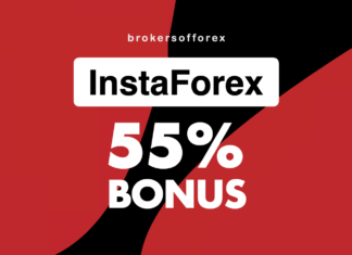 InstaForex – 55% Forex Bonus InstaForex 55% Deposit Forex Bonus