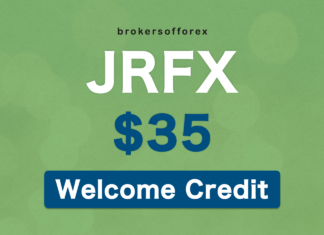 JRFX – $35 Welcome Credit JRFX Welcome Credit