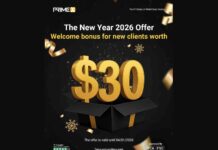 PrimeX Capital – $30 New Year Bonus PrimeX Capital $30 New Year 2026 Bonus