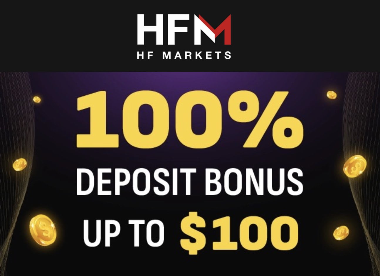 HFM 100% Deposit Bonus up to $100