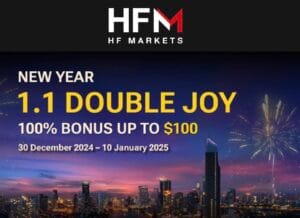HFM New Year Promotion 100% Deposit Bonus