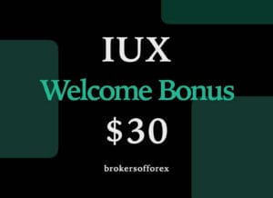 IUX $30 Welcome Bonus