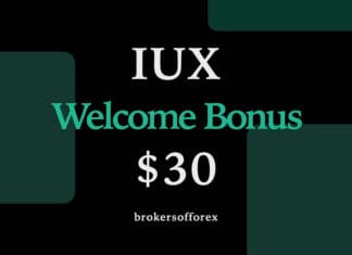 IUX Markets – $30 Welcome Bonus IUX $30 Welcome Bonus