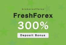 FreshForex – Deposit bonus 300% FreshForex Deposit Bonus 300%