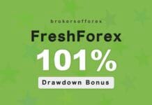 FreshForex – Drawdown Bonus 101% FreshForex 101% Drawdown Bonus