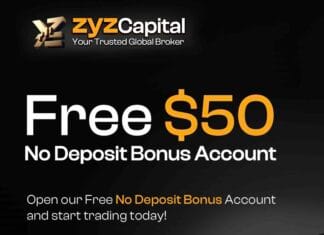 ZYZ Capital – $50 No Deposit Bonus ZYZ Capital $50 No Deposit Bonus