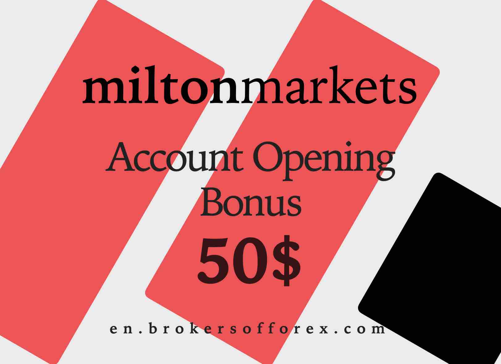 MiltionMarkets Account Opening Bonus