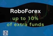 RoboForex – Up to 10% of extra funds RoboForex Up to 10% of extra funds