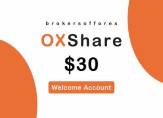OXShare – Welcome Account 30$ OXShare $30 Welcome Account