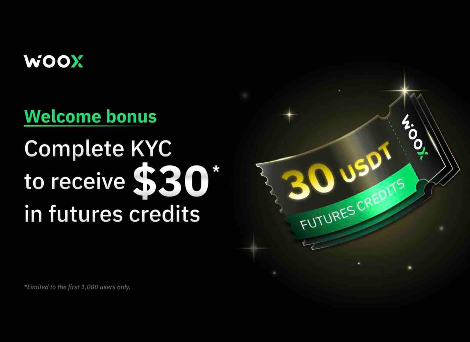 WOOX Welcome KYC Bonus
