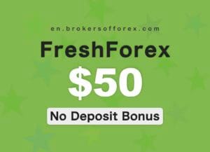 FreshForex $50 No Deposit Bonus