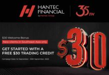Hantec Financial – $30 Welcome Bonus Hantec Financial $30 Welcome Bonus