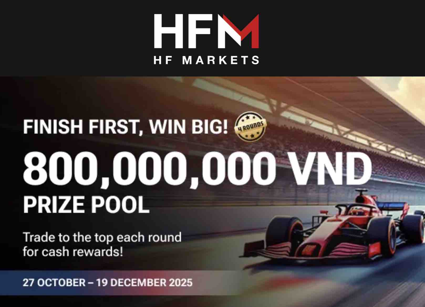 HFM Finish First, Win Big