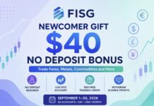 FISG $40 No Deposit Bonus: Newcomer Gift Promotion 2026 FISG Newcomer Gift - Forex No Deposit Bonus