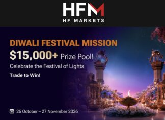 HFM Diwali Festival Mission 2026: Win a Share of $15,000+ HFM Diwali Festival Mission 2026