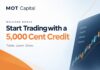 MOT Capital Welcome Bonus: 5,000 Cent No Deposit Bonus MOT Capital Welcome Bonus