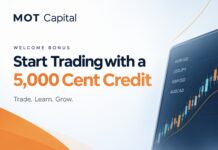 MOT Capital Welcome Bonus: 5,000 Cent No Deposit Bonus MOT Capital Welcome Bonus